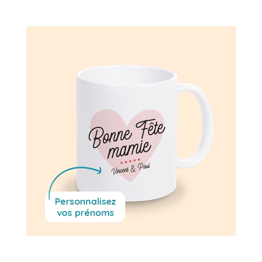 mug personnalisé fête des grands mères