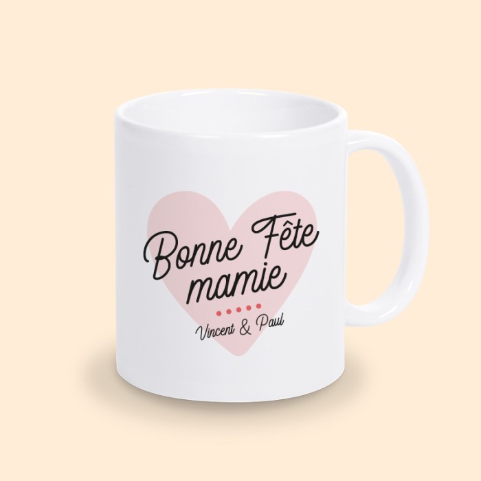 mug fête des grands mères personnalisé