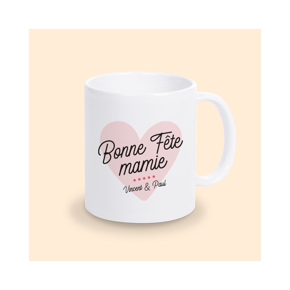 mug fête des grands mères personnalisé