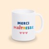 mug merci maitresse