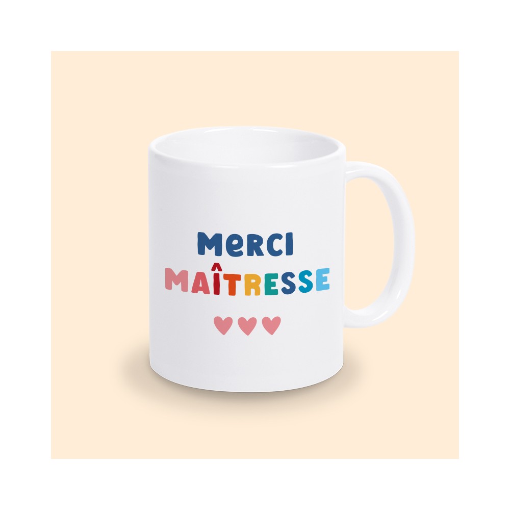mug merci maitresse