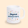 mug joyeux anniversaire