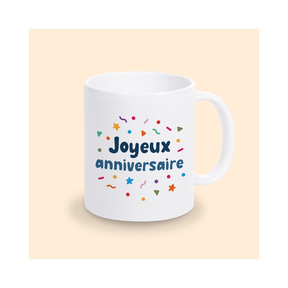 mug joyeux anniversaire