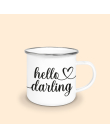 mug émaillé hello darling