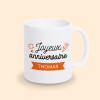 tasse personnalisable anniversaire