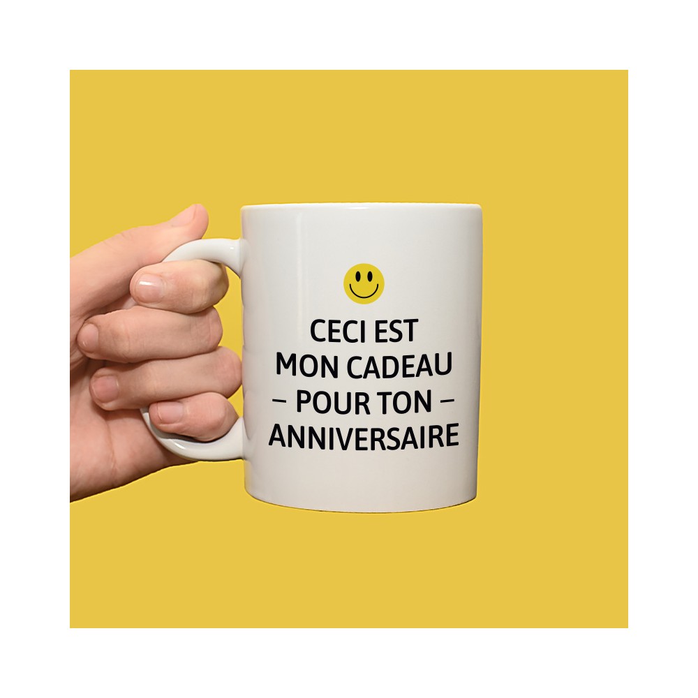 mug cadeau anniversaire