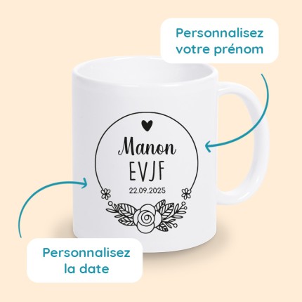 mug personnalisé EVJF
