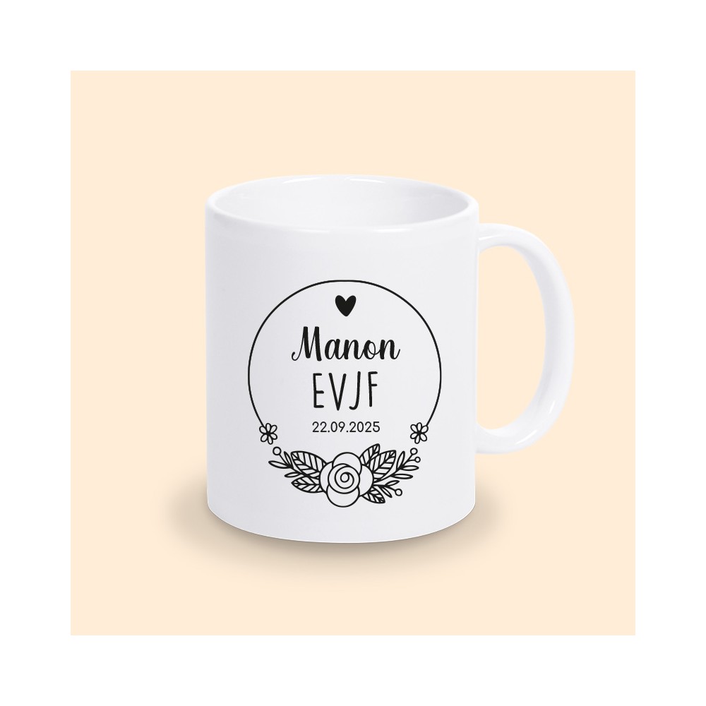 mug personnalisable EVJF