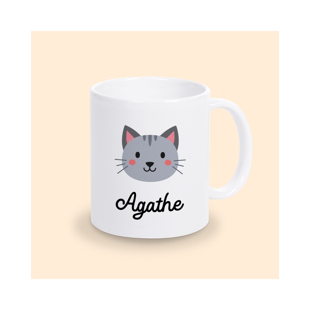 mug chat personnalisé