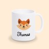 mug renard personnalisé