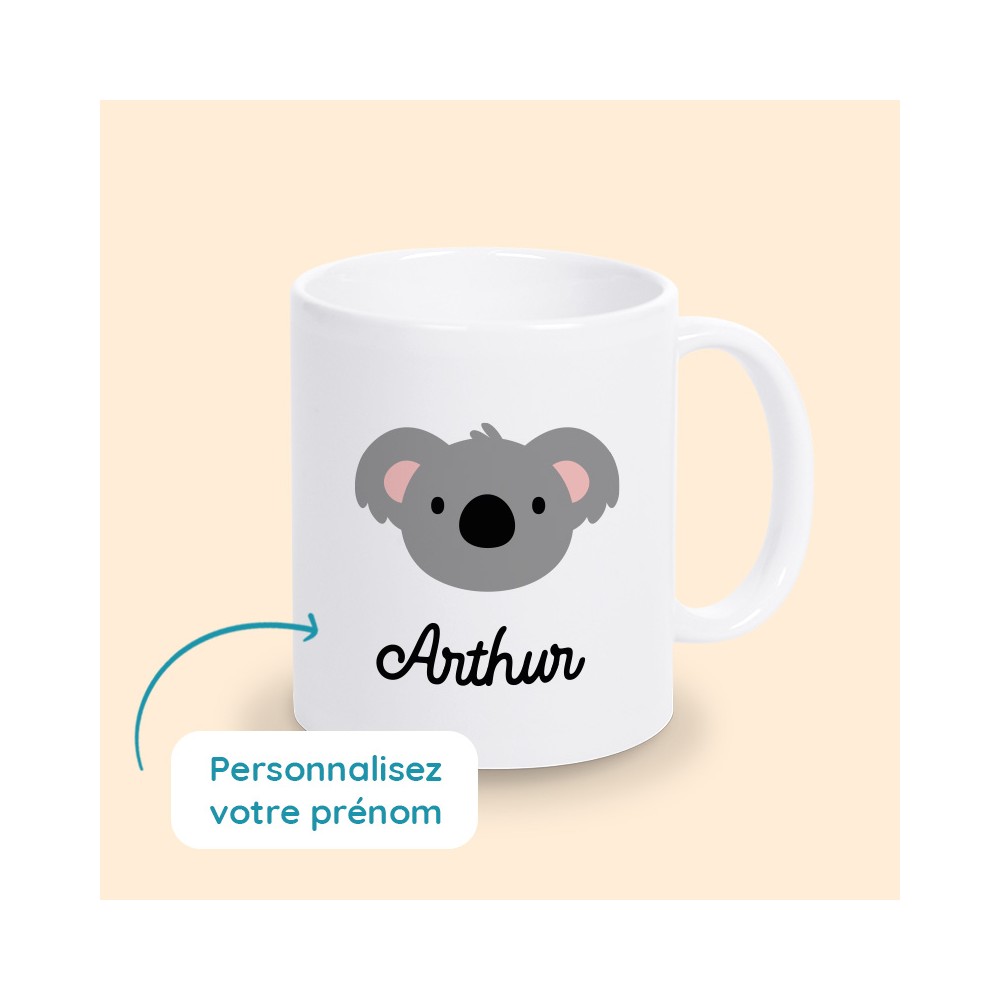 mug raton laveur personnalisé