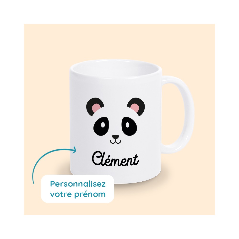 mug panda personnalisé