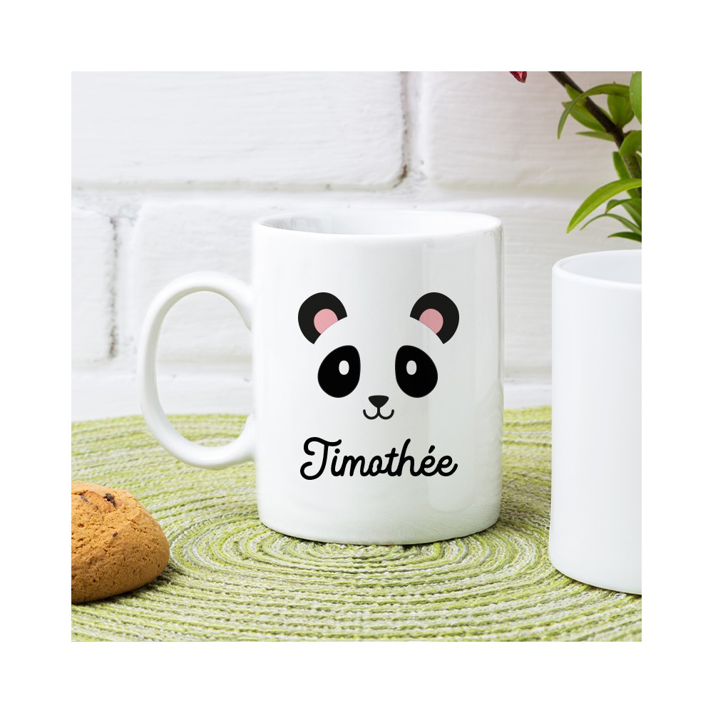 mug panda personnalisé
