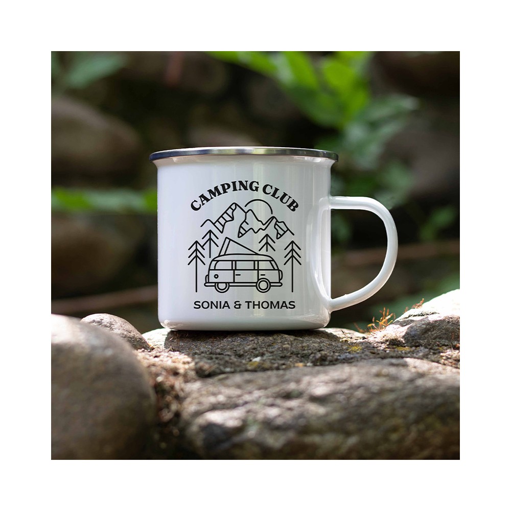 mockup tasse camping personnalisée