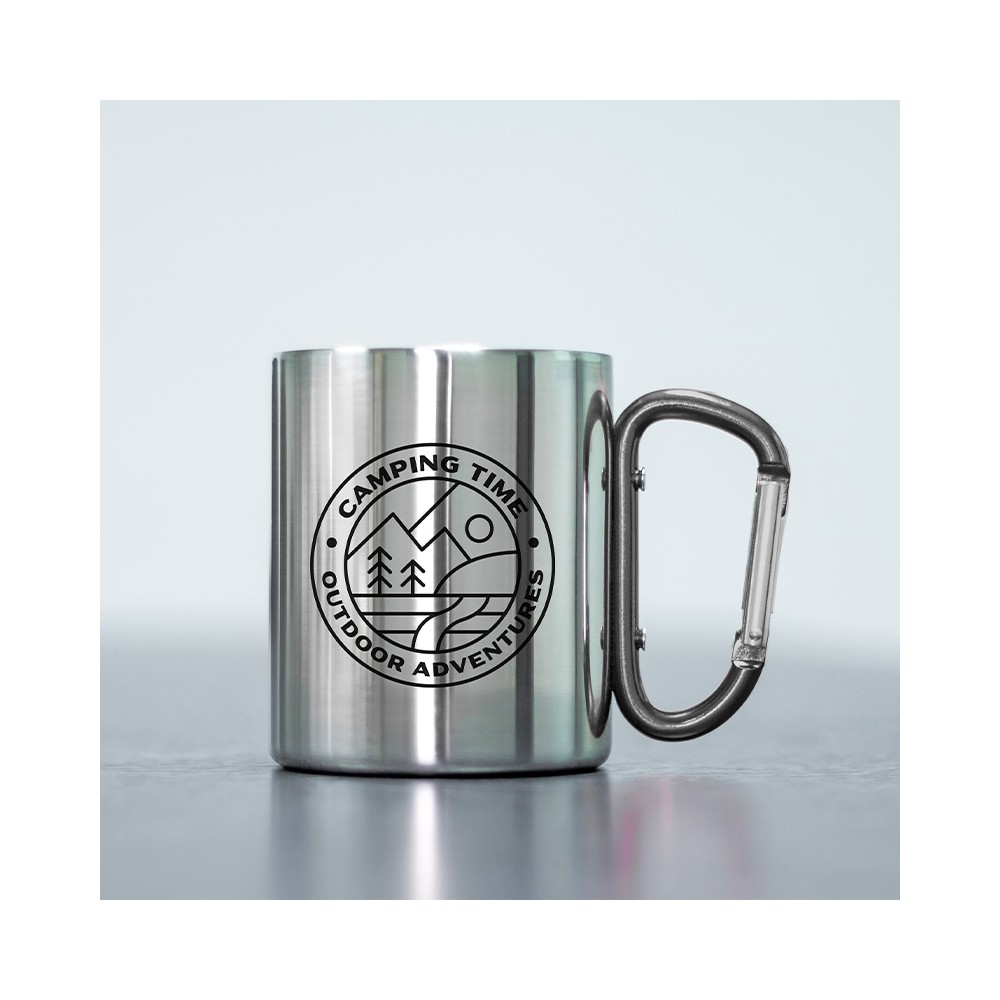 tasse inox camping mockup