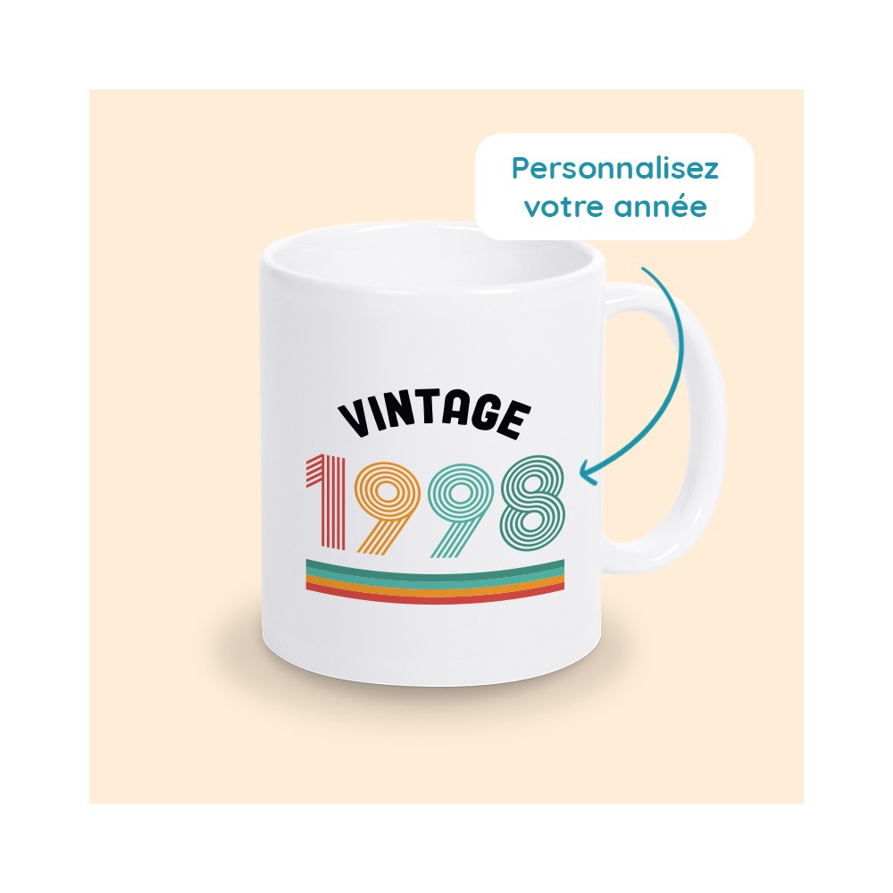 mug personnalisé vintage