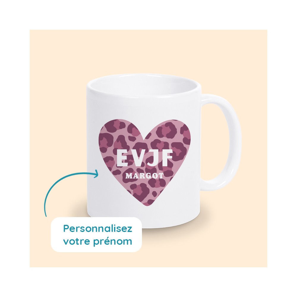 mug personnalisé enterrement de vie de jeune fille