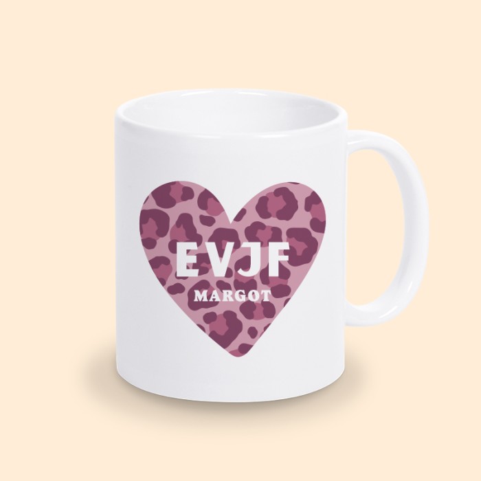 mug enterrement de vie de jeune fille personnalisé