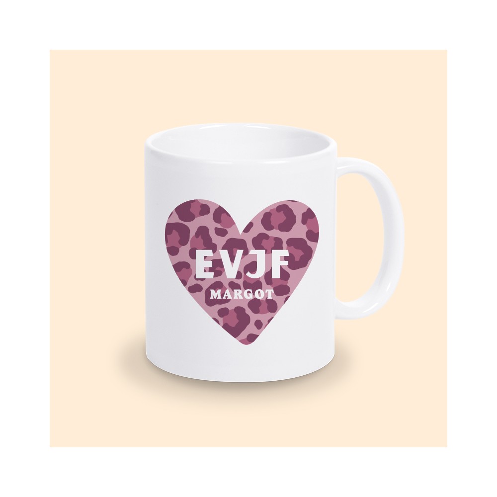 mug enterrement de vie de jeune fille personnalisé
