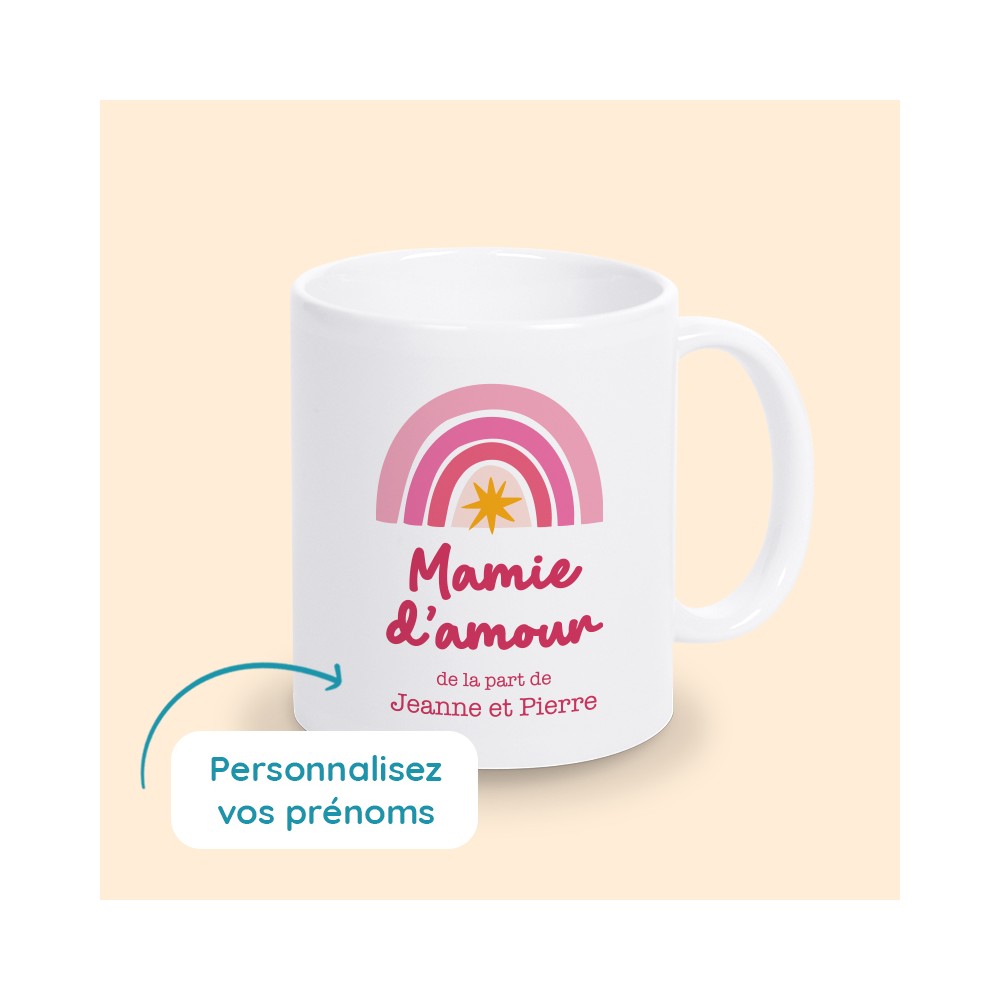 mug personnalisé mamie