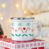 mug émaillé sucre d'orge