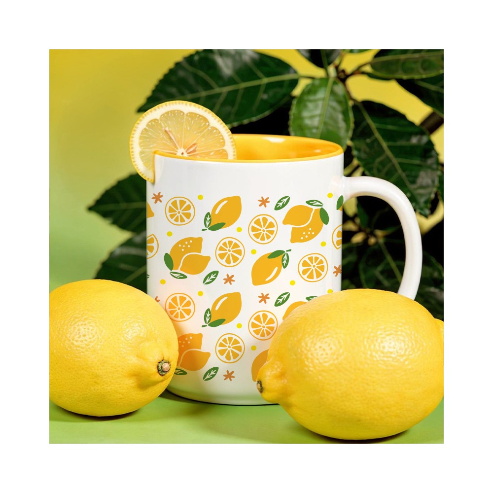 tasse citron visuel
