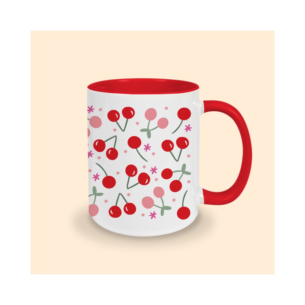 tasse cerise
