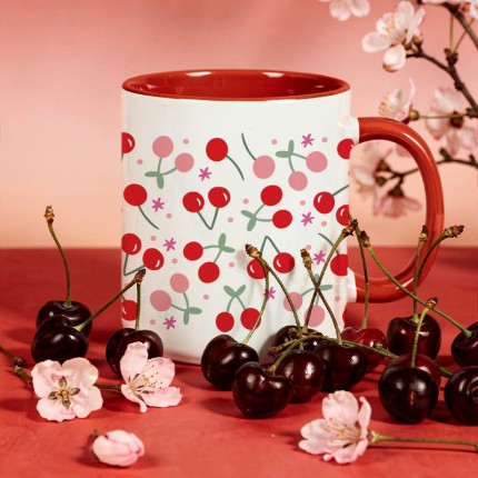 mug cerise visuel