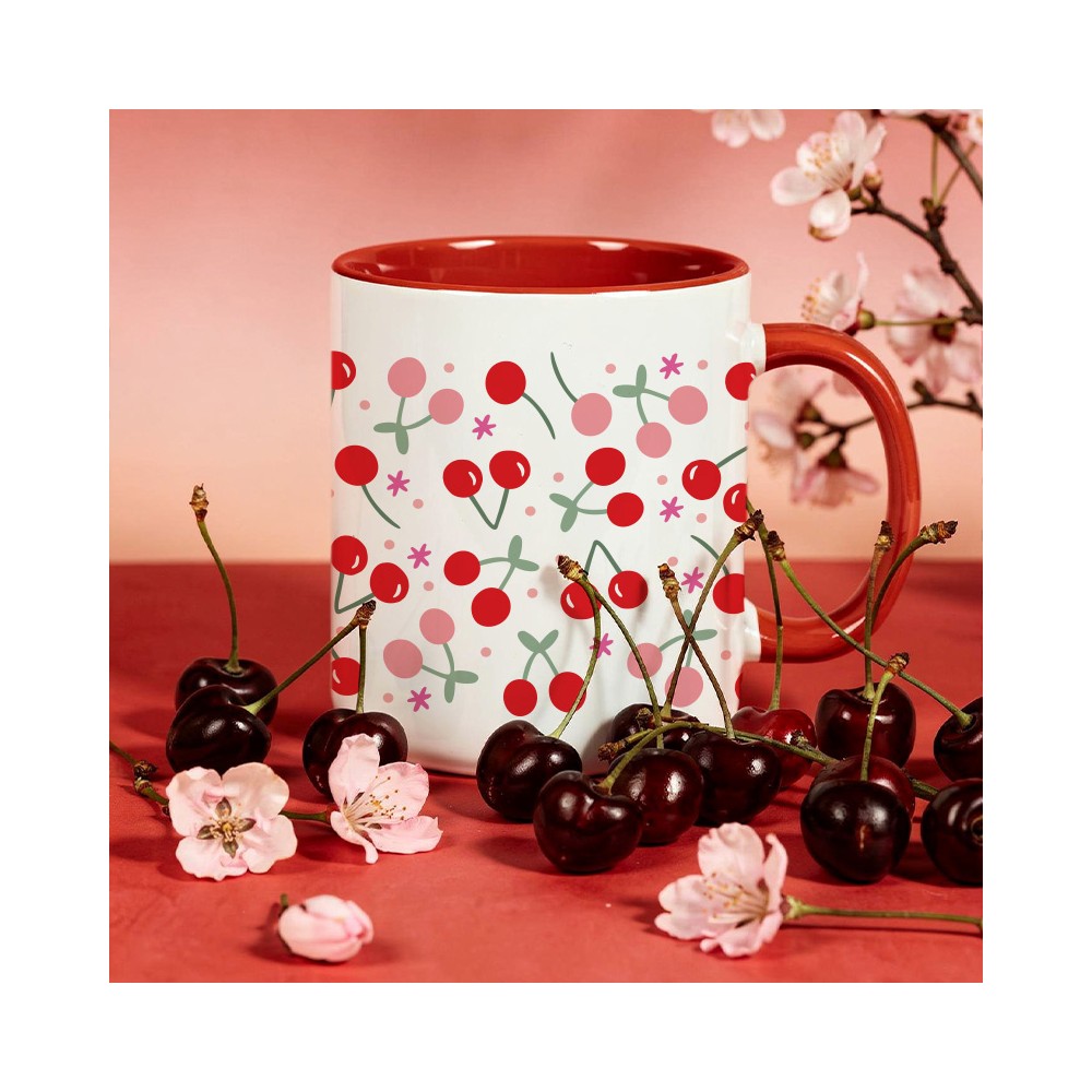 mug cerise visuel