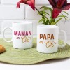 mugs papa et maman en or