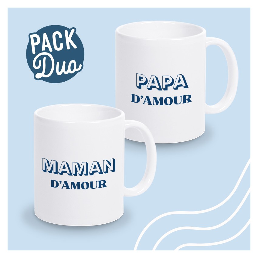 mug duo maman papa d'amour
