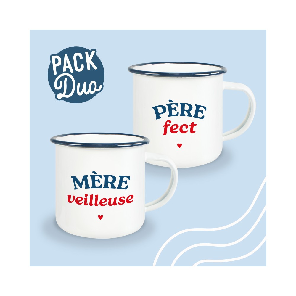 mug duo mère veilleuse et père fect