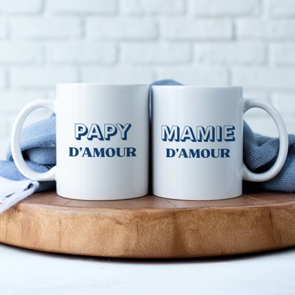 mug duo mamie papy d'amour
