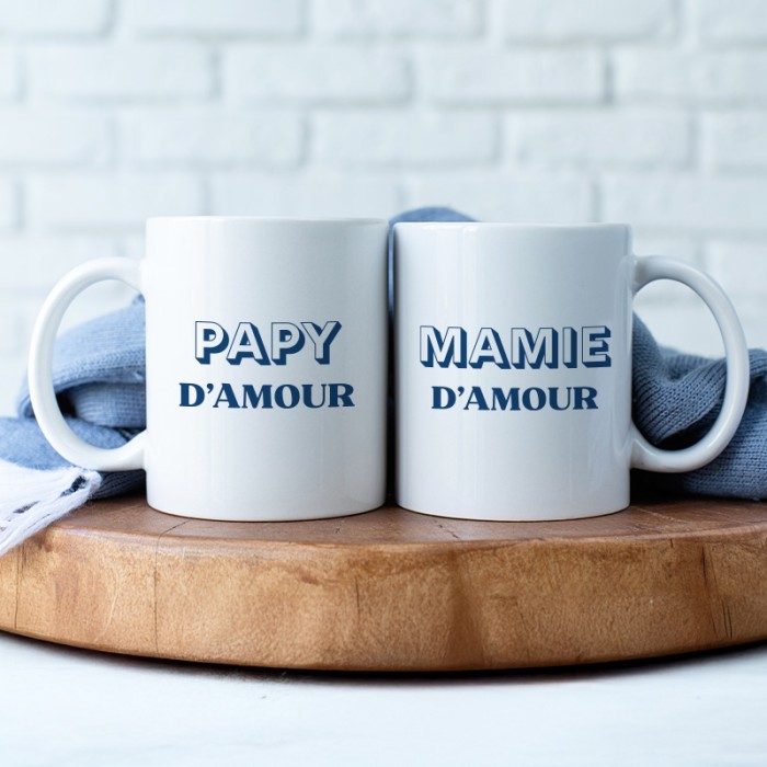 mug duo mamie papy d'amour