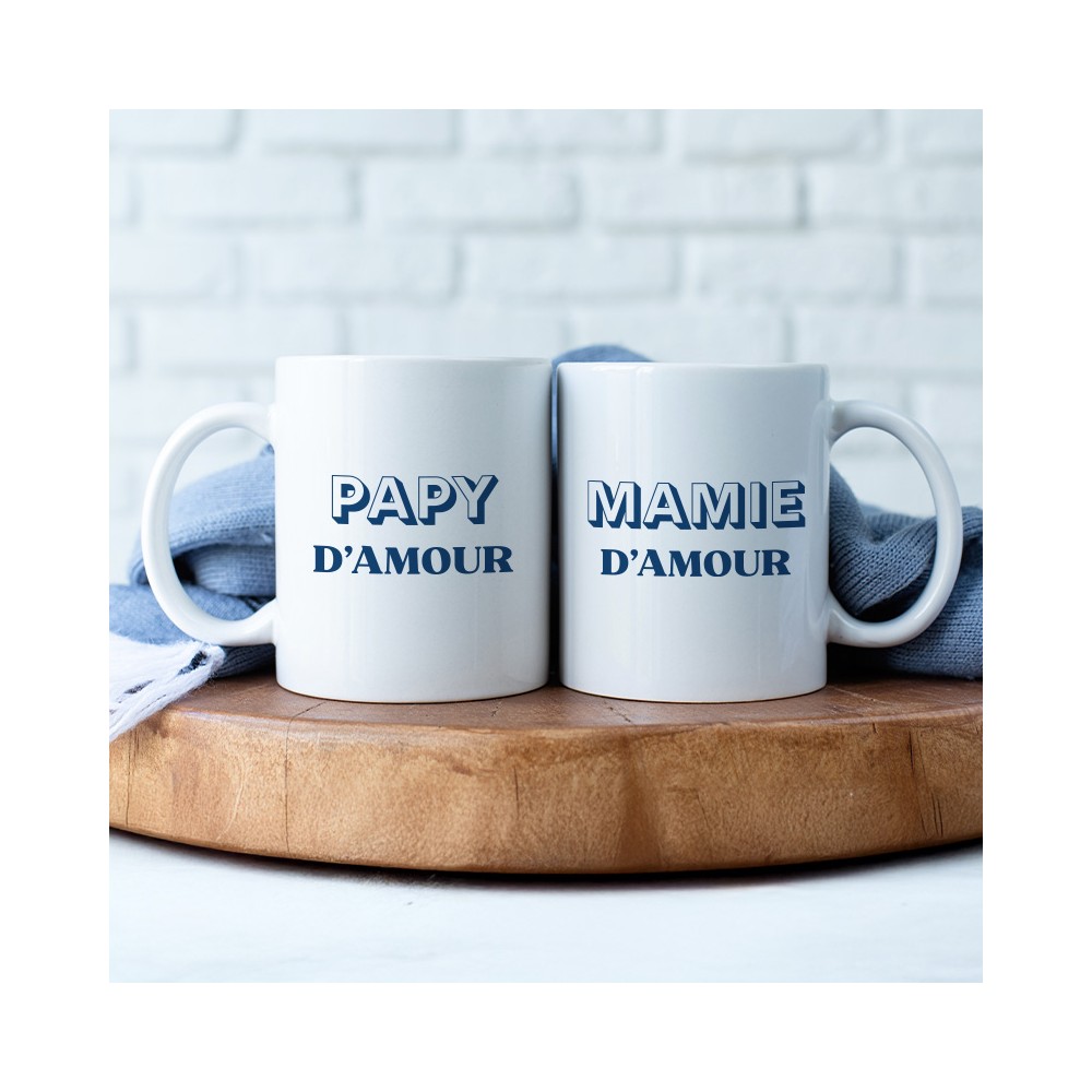 mug duo mamie papy d'amour