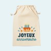 Pochon Emballage Cadeau Joyeux Anniversaire
