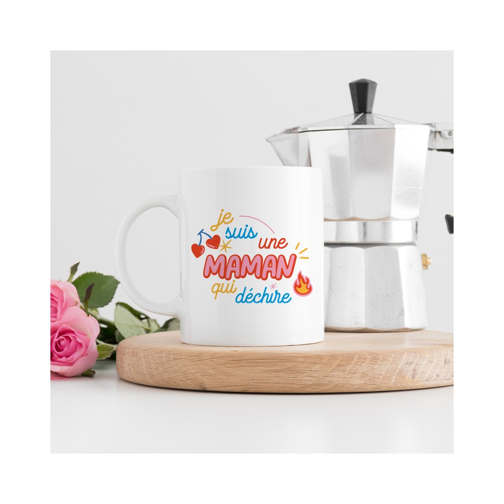 Mug Je suis une Maman qui Déchire