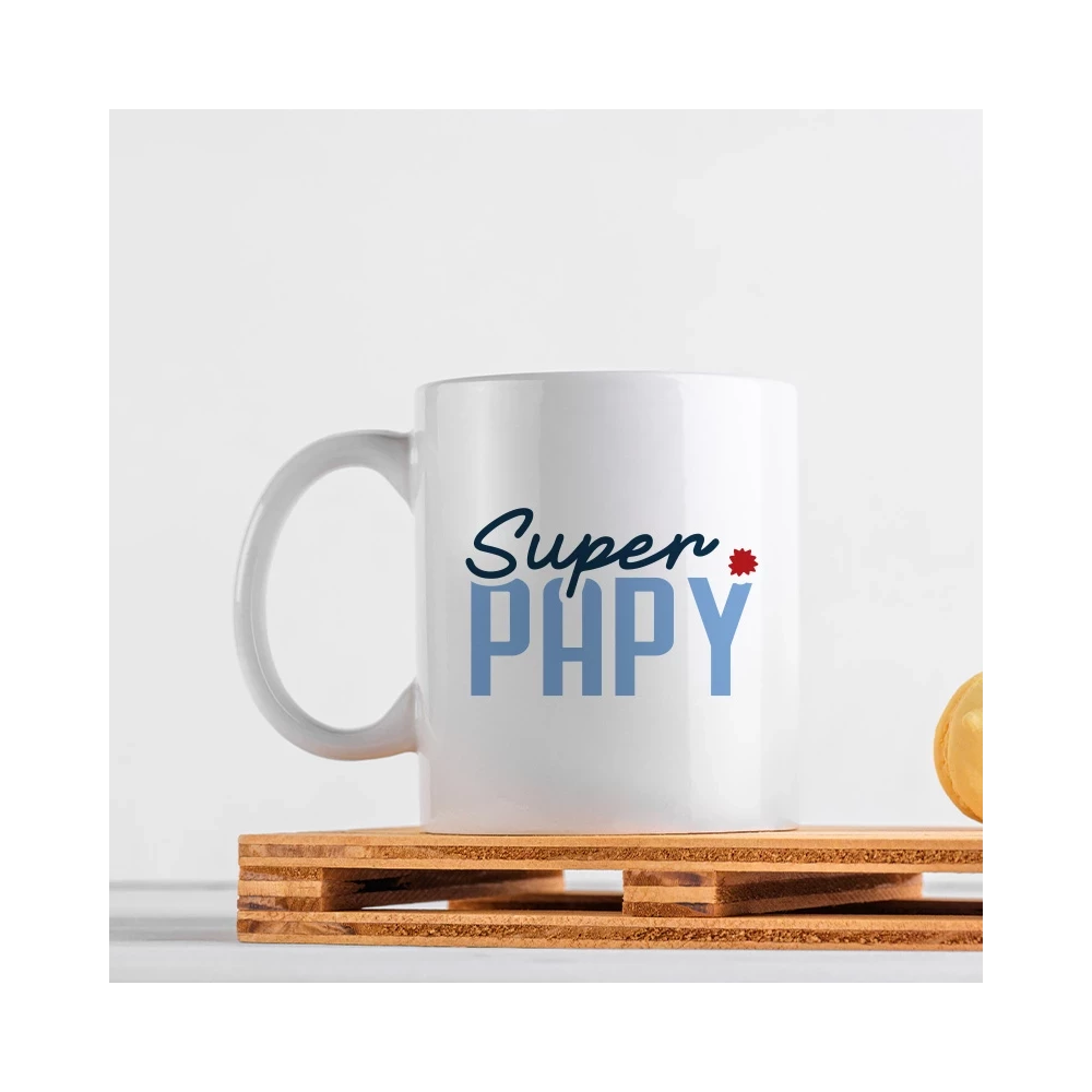 mockup mug super papy