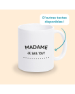 tasse madame je sais tout