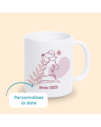 mug annonce grossesse personnalisé