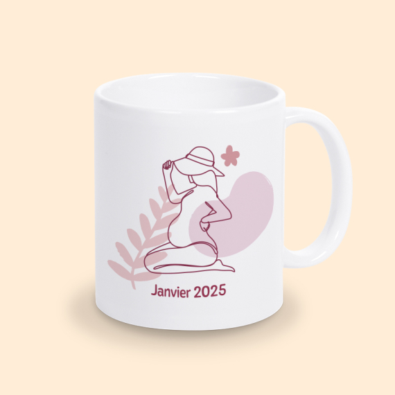 tasse personnalisée annonce grossesse