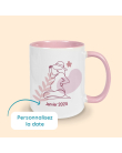 mug rose annonce grossesse personnalisé