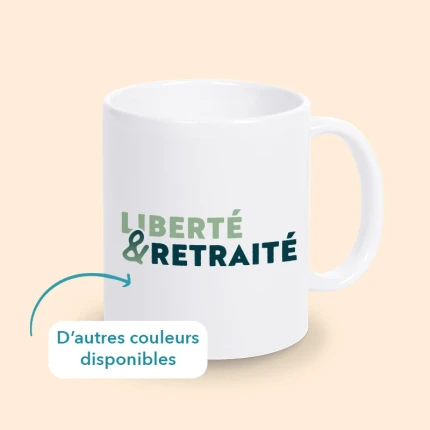 Tasse Retraite Humour vert