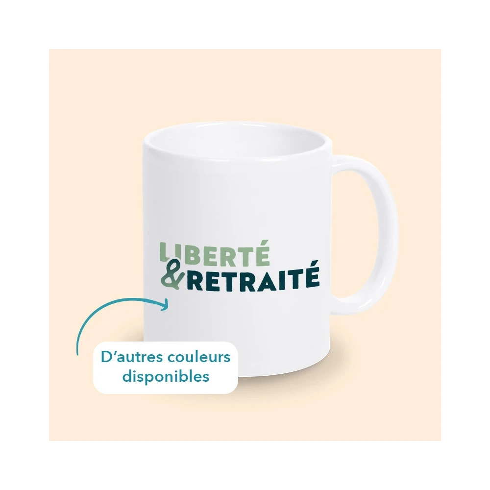 Tasse Retraite Humour vert