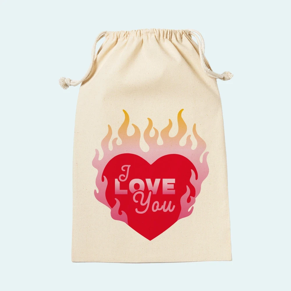 Pochon Emballage Cadeau I Love You