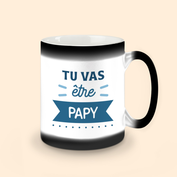 mug magique tu vas être papy