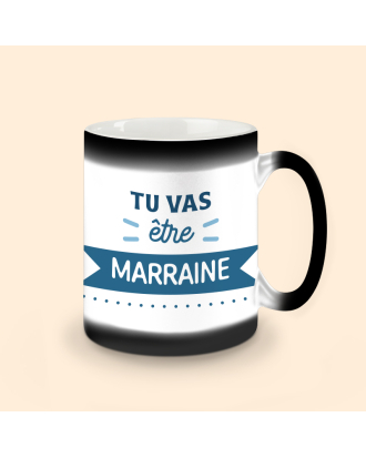 mug magique tu vas être marraine