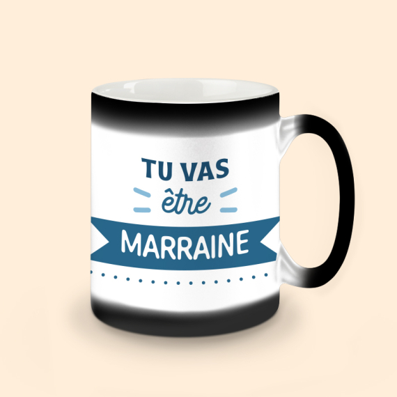 mug magique tu vas être marraine