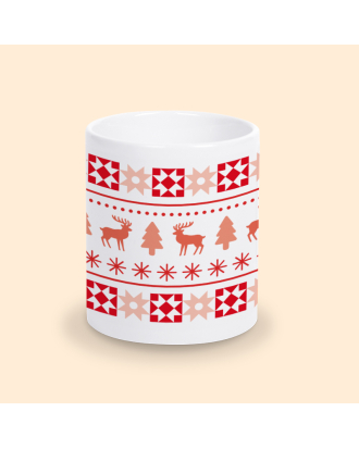 tasse motif noël