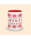 tasse rouge motif noël